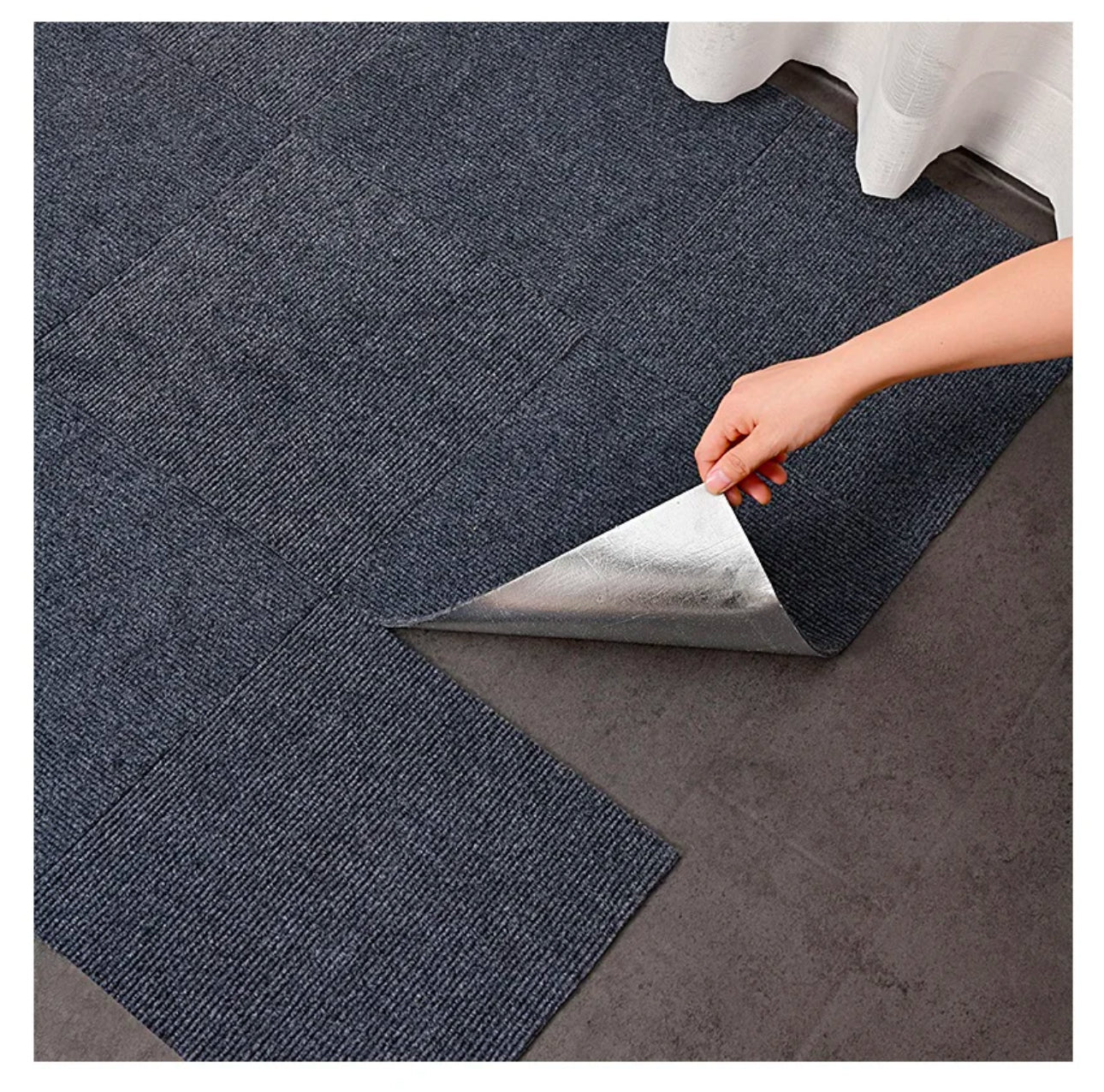 Navy Blue Carpet Tiles 500x500